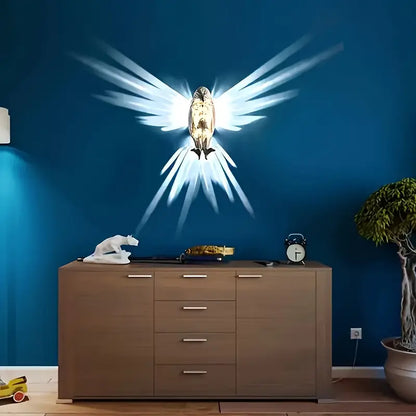 Lámpara de Pared Decorativa – Diseño de Águila con Iluminación