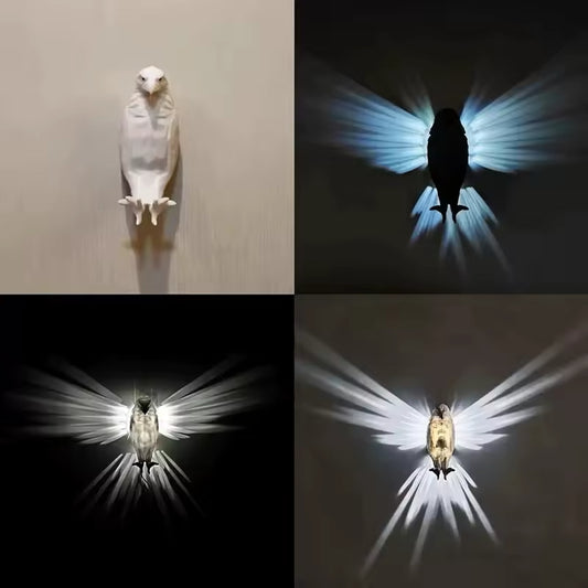Lámpara de Pared Decorativa – Diseño de Águila con Iluminación